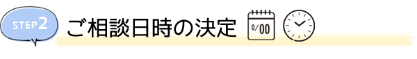 電話またはメールフォームで予約